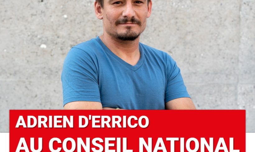 Adrien D’Errico, 37 ans, travailleur social