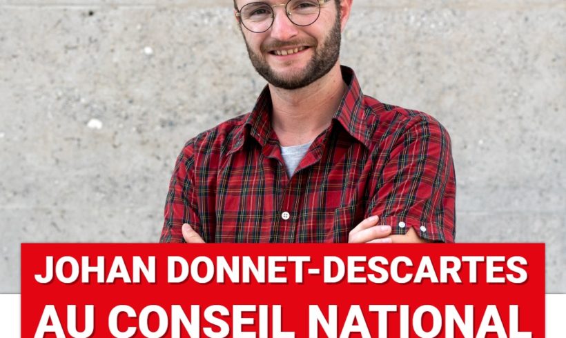 Johan Donnet-Descartes, 29 ans, employé d’usine électrique